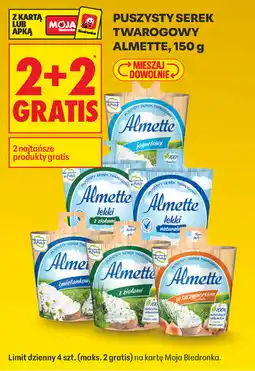 Biedronka PUSZYSTY SEREK TWAROGOWY ALMETTE oferta