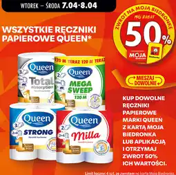 Biedronka WSZYSTKIE RĘCZNIKI PAPIEROWE QUEEN oferta