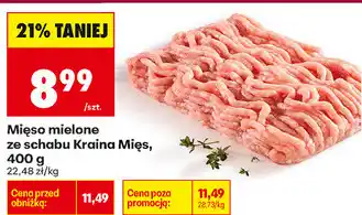 Biedronka Mięso mielone ze schabu Kraina Mięs oferta