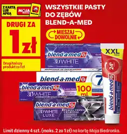 Biedronka Wszystkie pasty do zębów Blend-a-med oferta