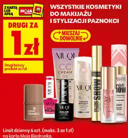 Biedronka Wszystkie kosmetyki do makijażu i stylizacji paznokci oferta