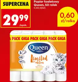 Biedronka Papier toaletowy Queen, 50 rolek oferta