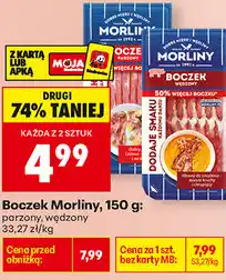Biedronka Boczek Morliny, 150 g: parzony, wędzony oferta