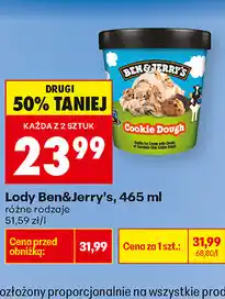 Biedronka Lody Ben&Jerry's oferta