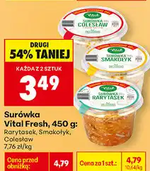 Biedronka Surówka Vital Fresh, 450 g: Rarytasek, Smakołyk, Colesław oferta