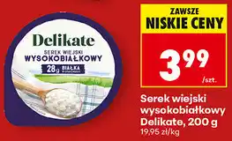 Biedronka Serek wiejski wysokobiałkowy Delikate oferta
