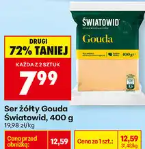 Biedronka Ser żółty Gouda Światowid oferta