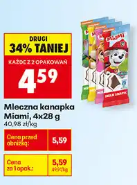 Biedronka Mleczna kanapka Miami oferta
