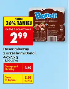 Biedronka Deser mleczny z orzechami Bondi oferta
