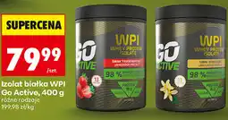 Biedronka Izolat białka WPI Go Active, 400 g różne rodzaje oferta