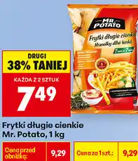 Biedronka Frytki długie cienkie Mr. Potato oferta