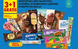 Biedronka WSZYSTKIE LODY NA PATYKU, W ROŻKU, W KUBECZKU I LODOWE KANAPKI DO oferta