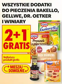Biedronka Wszystkie dodatki do pieczenia Bakello, Gellwe, Dr. Oetker i Winiary oferta