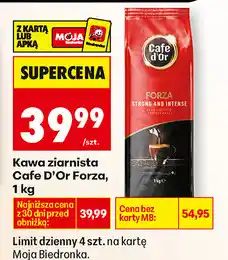 Biedronka Kawa ziarnista Cafe d'Or Forza oferta