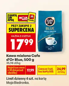 Biedronka Kawa mielona Cafe d'Or Blue oferta