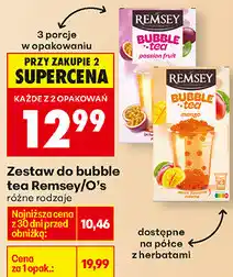 Biedronka Zestaw do bubble tea Remsey/O's różne rodzaje oferta