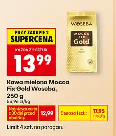 Biedronka Kawa mielona Mocca Fix Gold Woseba oferta