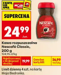 Biedronka Kawa rozpuszczalna Nescafé Classic oferta