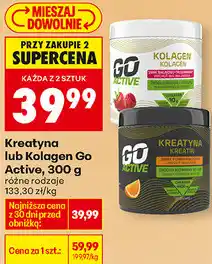 Biedronka Kreatyna lub Kolagen Go Active oferta