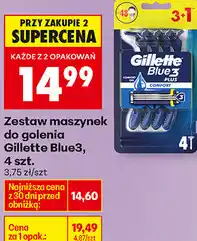 Biedronka Zestaw maszynek do golenia Gillette Blue3, 4 szt oferta