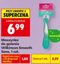 Biedronka Maszynka do golenia Wilkinson Smooth Sens, 1 szt oferta