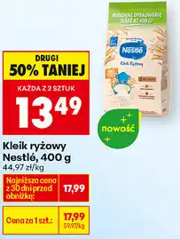 Biedronka Kleik ryżowy Nestlé oferta