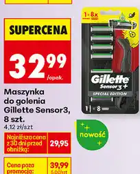 Biedronka Maszynka do golenia Gillette Sensor3, 8 szt oferta