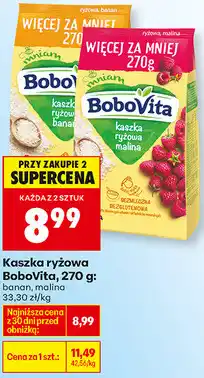 Biedronka Kaszka ryżowa BoboVita oferta