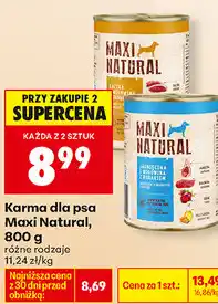Biedronka Karma dla psa Maxi Natural oferta