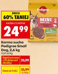 Biedronka Karma sucha Pedigree Small Dog oferta