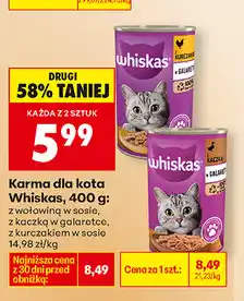 Biedronka Karma dla kota Whiskas oferta
