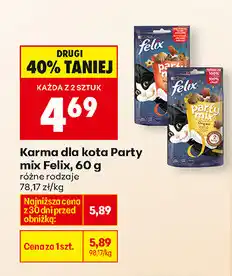 Biedronka Karma dla kota Party mix Felix oferta