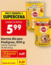 Biedronka Karma dla psa Pedigree oferta