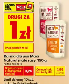 Biedronka Karma dla psa Maxi Natural małe rasy oferta