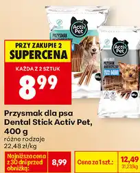 Biedronka Przysmak dla psa Dental Stick Activ Pet oferta