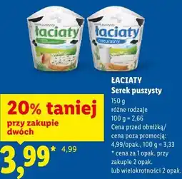 Lidl Serek puszysty ŁACIATY oferta