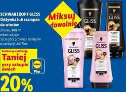 Lidl Odżywka lub szampon do włosów SCHWARZKOPF GLISS oferta