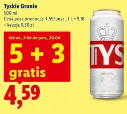 Lidl Piwo Tyskie Gronie oferta