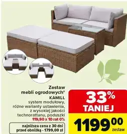 Carrefour Market Zestaw mebli ogrodowych* KAMILL oferta