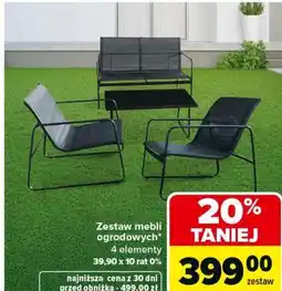 Carrefour Market Zestaw mebli ogrodowych oferta
