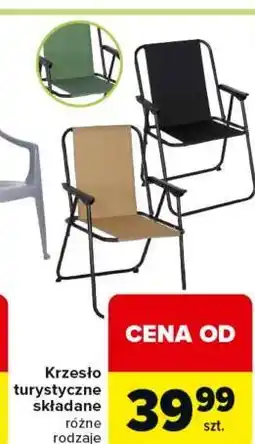 Carrefour Market Krzesło turystyczne składane oferta