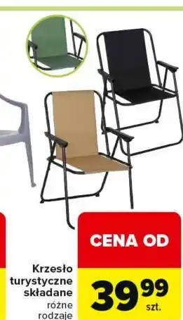 Krzesło turystyczne składane