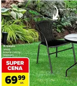 Carrefour Market Krzesło VIGO kolory: czarny, brązowy oferta
