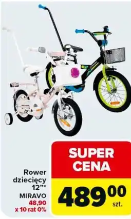 Carrefour Market Rower dziecięcy 12 MIRAVO oferta