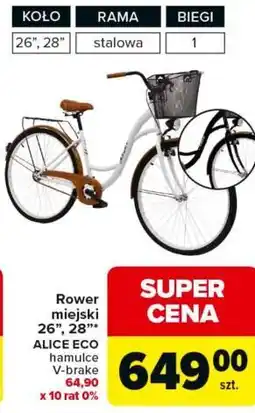 Carrefour Market Rower miejski 26, 28 ALICE ECO oferta