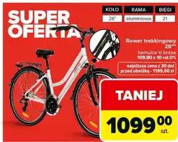 Carrefour Market Rower trekkingowy 28 oferta