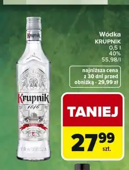 Carrefour Market Wódka KRUPNIK oferta