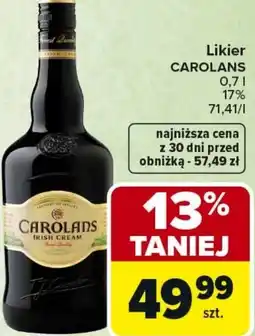 Carrefour Market Likier CAROLANS oferta