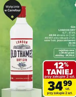 Carrefour Market Gin LONDON DRY oferta