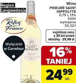 Carrefour Market Wino PRIEURÉ SAINT HIPPOLYTE oferta
